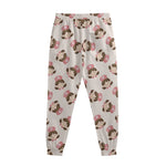 Cute Cartoon Nurse Pattern Print Sweatpants
