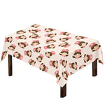 Cute Cartoon Nurse Pattern Print Tablecloth