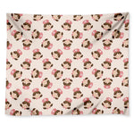 Cute Cartoon Nurse Pattern Print Tapestry