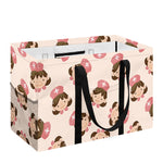 Cute Cartoon Nurse Pattern Print Utility Tote Bag