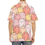 Cute Cartoon Pig Pattern Print Aloha Shirt