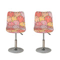 Cute Cartoon Pig Pattern Print Bar Stool Covers