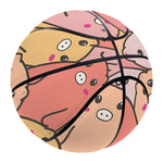 Cute Cartoon Pig Pattern Print Basketball