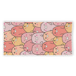 Cute Cartoon Pig Pattern Print Beach Towel