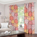 Cute Cartoon Pig Pattern Print Dimout Grommet Curtains