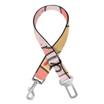 Cute Cartoon Pig Pattern Print Dog Seat Belt