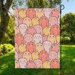 Cute Cartoon Pig Pattern Print Garden Flag