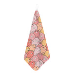 Cute Cartoon Pig Pattern Print Hand Towel