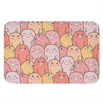 Cute Cartoon Pig Pattern Print Indoor Door Mat