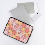 Cute Cartoon Pig Pattern Print Laptop Sleeve