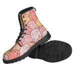 Cute Cartoon Pig Pattern Print Backpack