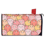 Cute Cartoon Pig Pattern Print Mailbox Cover