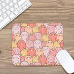 Cute Cartoon Pig Pattern Print Mouse Pad