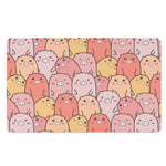 Cute Cartoon Pig Pattern Print Polyester Doormat