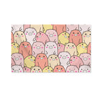 Cute Cartoon Pig Pattern Print Polyester Flag