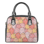 Cute Cartoon Pig Pattern Print Shoulder Handbag