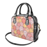 Cute Cartoon Pig Pattern Print Shoulder Handbag