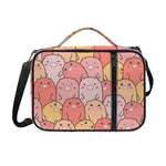 Cute Cartoon Pig Pattern Print Shoulder Strap Bible Bag