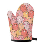 Cute Cartoon Pig Pattern Print Single Oven Mitt