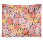 Cute Cartoon Pig Pattern Print Tapestry