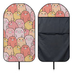 Cute Cartoon Pig Pattern Print Waterproof Car Seat Cover