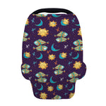 Cute Cartoon Pisces Pattern Print Baby Seat Cover