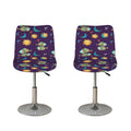 Cute Cartoon Pisces Pattern Print Bar Stool Covers