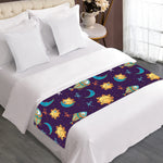 Cute Cartoon Pisces Pattern Print Bed Runner