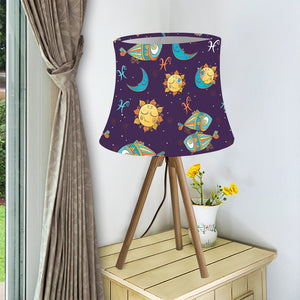 Cute Cartoon Pisces Pattern Print Bell Lamp Shade