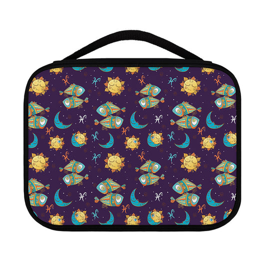 Cute Cartoon Pisces Pattern Print Classic Bible Case