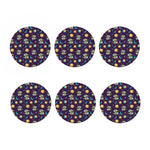 Cute Cartoon Pisces Pattern Print Coaster Set
