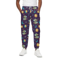 Cute Cartoon Pisces Pattern Print Cotton Sweatpants