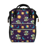 Cute Cartoon Pisces Pattern Print Diaper Bag