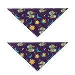 Cute Cartoon Pisces Pattern Print Dog Bandana