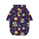 Cute Cartoon Pisces Pattern Print Dog Zip Up Hoodie