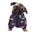 Cute Cartoon Pisces Pattern Print Dog Zip Up Jacket