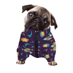 Cute Cartoon Pisces Pattern Print Dog Zip Up Jacket