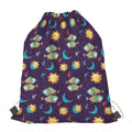 Cute Cartoon Pisces Pattern Print Drawstring Bag