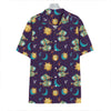 Cute Cartoon Pisces Pattern Print Hawaiian Shirt