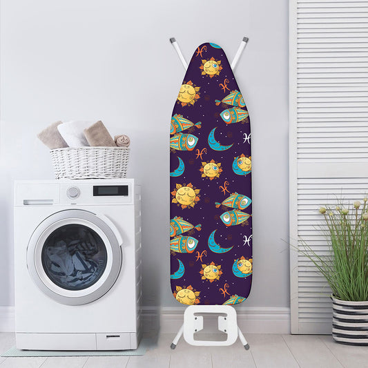Cute Cartoon Pisces Pattern Print Ironing Board Cover