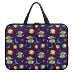 Cute Cartoon Pisces Pattern Print Laptop Sleeve With Handle