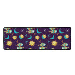 Cute Cartoon Pisces Pattern Print Long Kitchen Mat