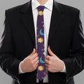 Cute Cartoon Pisces Pattern Print Necktie