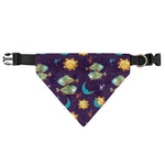 Cute Cartoon Pisces Pattern Print Over The Collar Dog Bandana