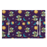 Cute Cartoon Pisces Pattern Print Placemat