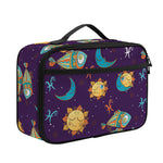 Cute Cartoon Pisces Pattern Print Portable Lunch Bag
