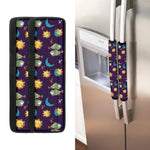 Cute Cartoon Pisces Pattern Print Refrigerator Handle Covers