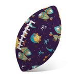 Cute Cartoon Pisces Pattern Print Rugby Ball