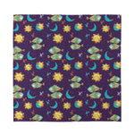 Cute Cartoon Pisces Pattern Print Silk Bandana