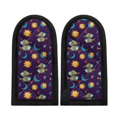 Cute Cartoon Pisces Pattern Print Skillet Handle Cover